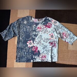 Chicos 3/4 sleeve blouse